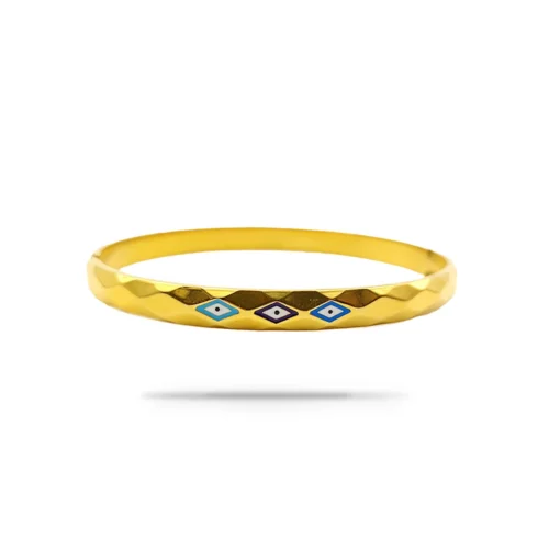 Pulsera-Acero-Dorado-Ojo-Turco-Azul-Geometrico-Rombo-3.webp