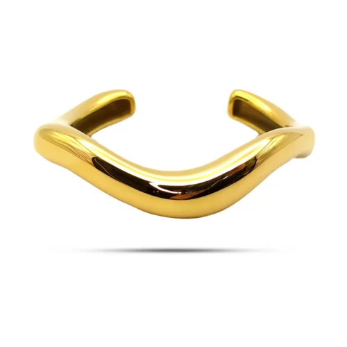 Pulsera-Acero-Dorado-Onda-Liquida-Irregular-Exagerada-2.webp