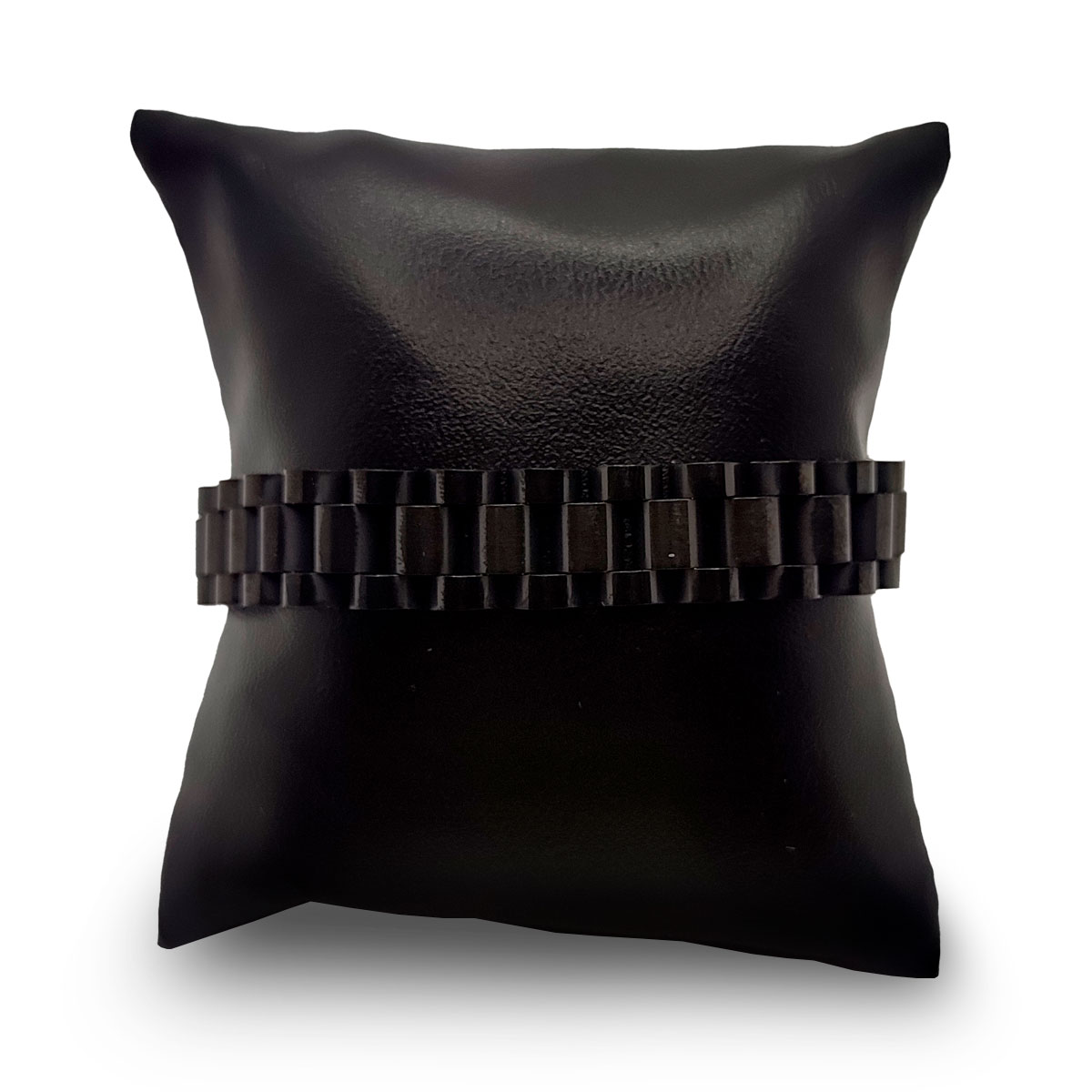 Pulsera Acero Inox Negro Extensible de Reloj Eslabones 2