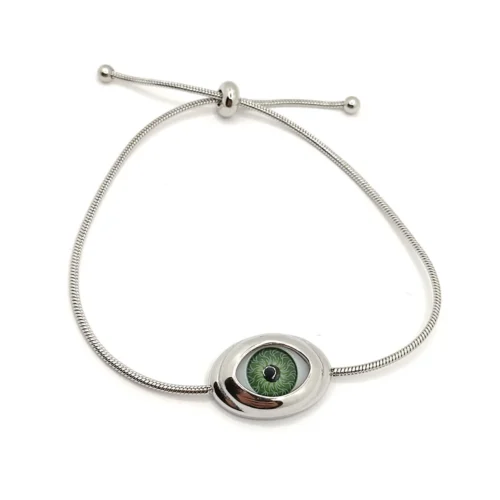 Pulsera-Acero-Inox-Plateado-Ojo-Verde-Realista-Ajustable-1.webp