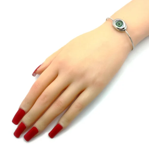 Pulsera-Acero-Inox-Plateado-Ojo-Verde-Realista-Ajustable-3.webp