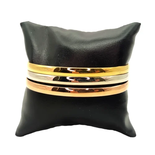 Pulsera-Acero-Inox-Tricolor-Pulsos-Fin-de-Semana-Lisos-1.webp