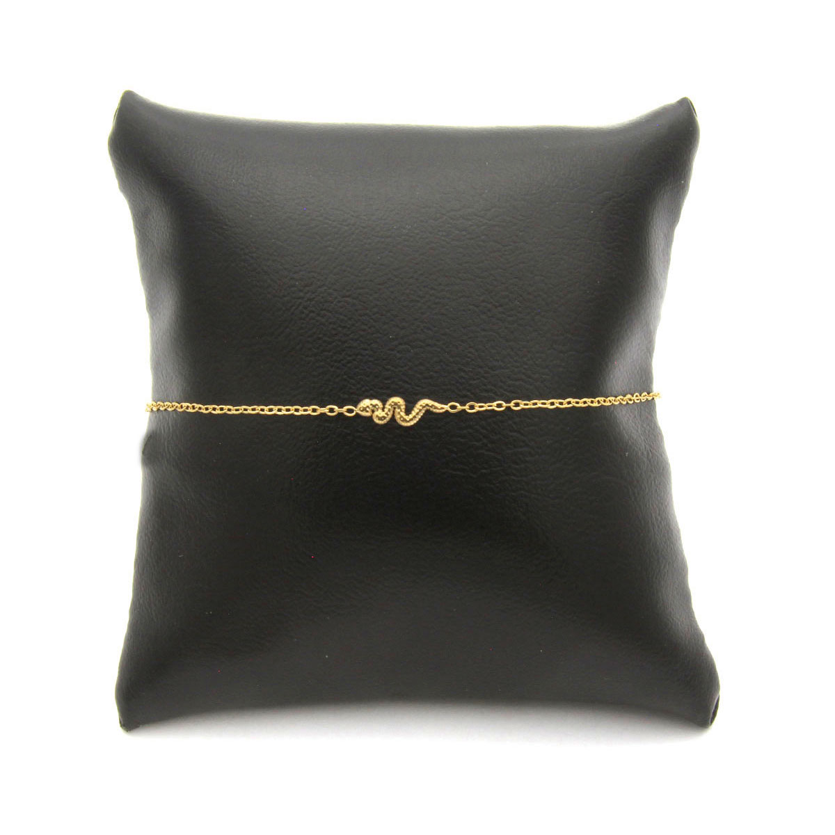 Pulsera Acero Inoxidable Dorado Mini Pulsera Serpiente 2