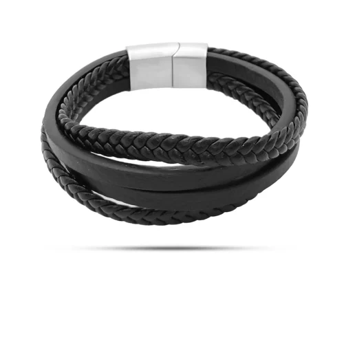 Pulsera-Acero-Piel-Multiples-Tiras-Trenzadas-y-Lisas-6.webp