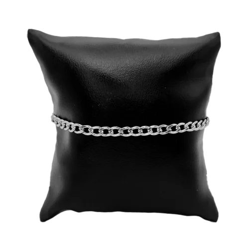 Pulsera-Acero-Plateado-Esclava-Eslabon-Cubano-4-mm-3.webp