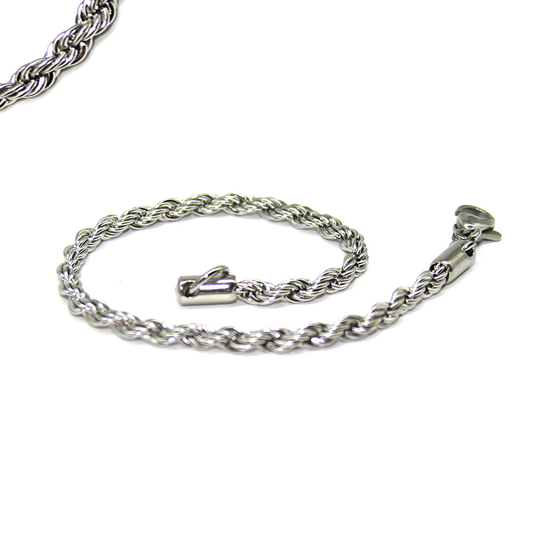 Pulsera Torzal Plateado