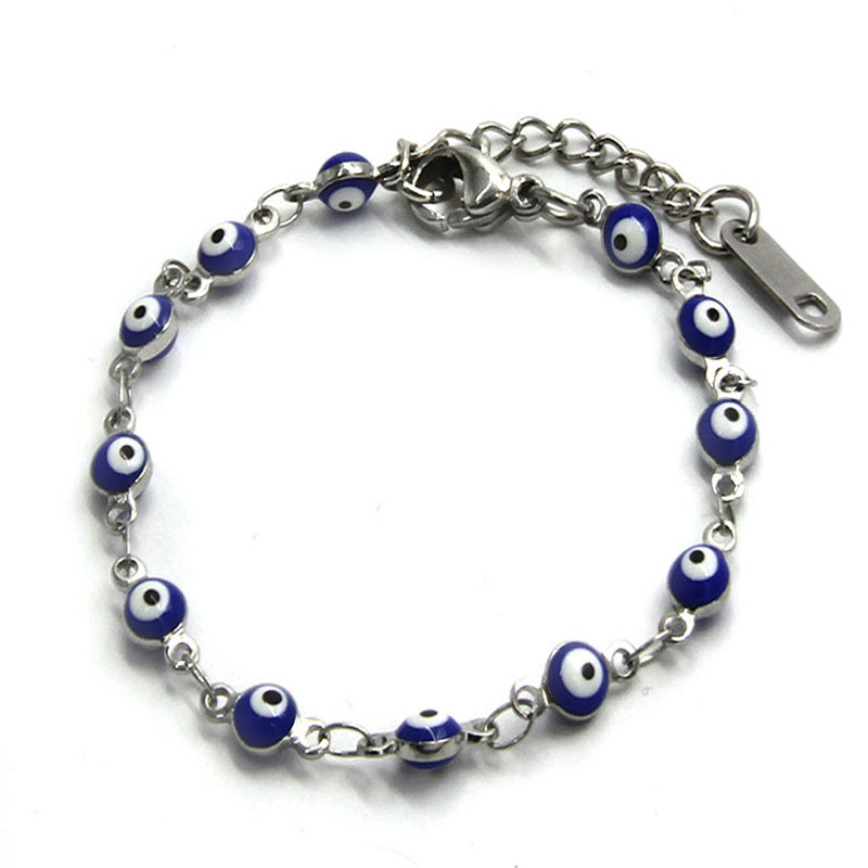 Pulsera ojo turco azul 4
