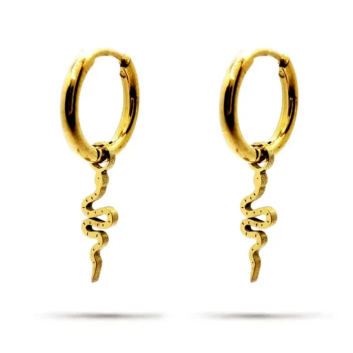 Set-Aretes-Acero-Dorado-Nudo-de-Bruja-Serpiente-Ear-Cuff-8.webp