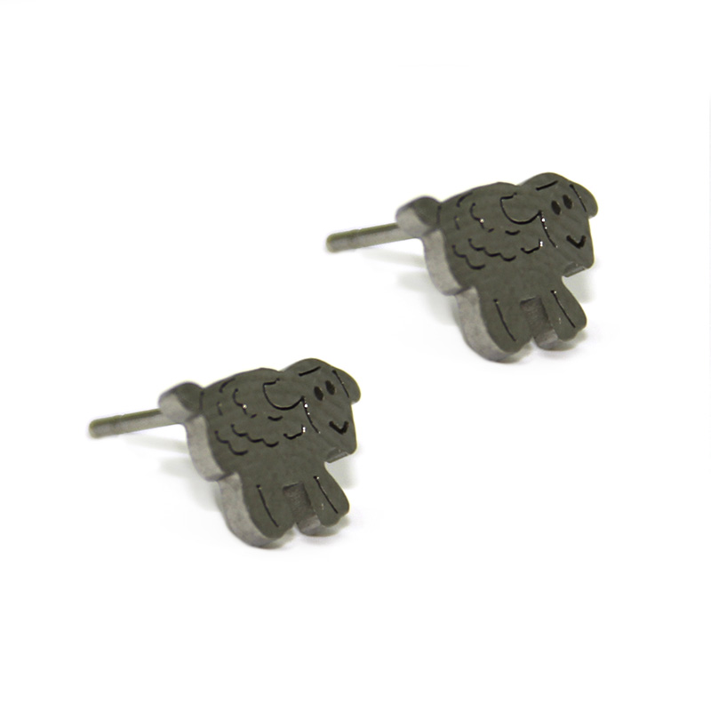 Set De Joyeria Acero Plateado Oveja