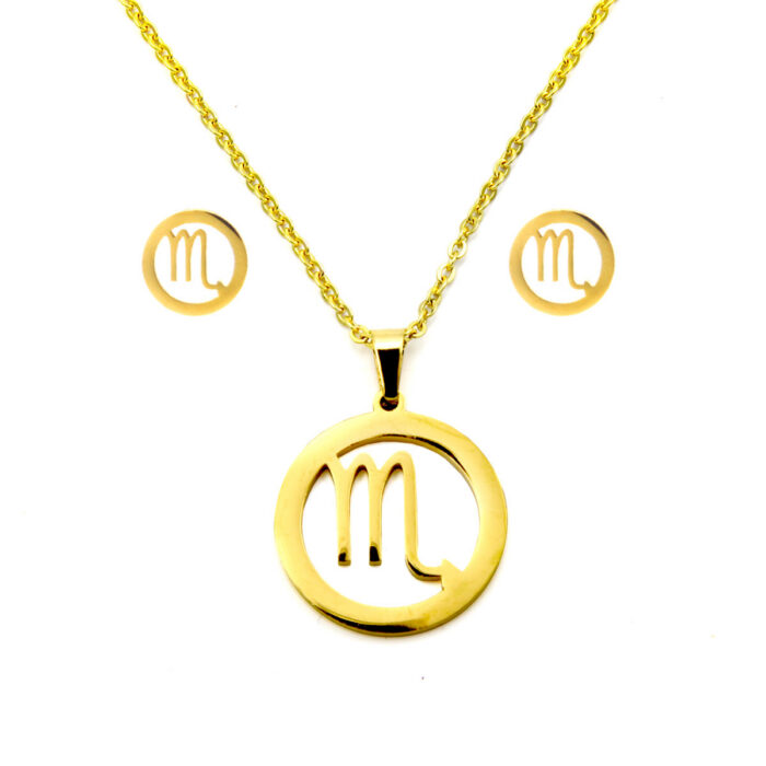 Set-Joyeria-Acero-Dorado-Signo-Zodiacal-EscorpionHoroscopo.jpg