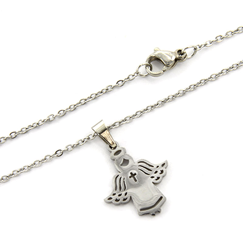 Set Joyeria plateado Angel 2