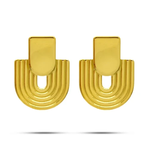 Aretes-Acero-Dorado-Tipo-Cupula-Ondulado-con-Lineas-2.webp