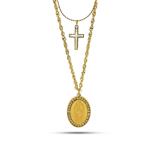 Collar-Acero-Doble-Virgen-de-Guadalupe-Cruz-Madre-Perla-1.webp
