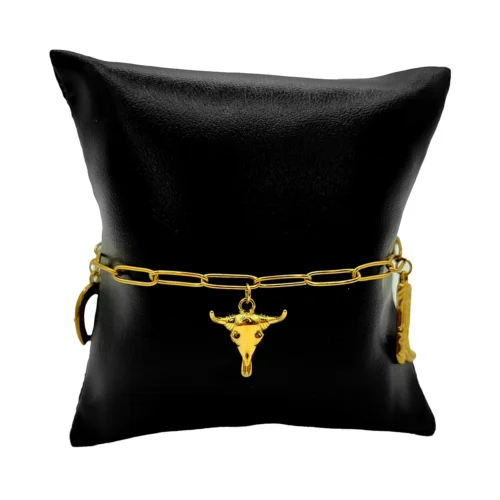 Pulsera-Acero-Dorado-Colgantes-Vaqueros-Cowboy-3.webp