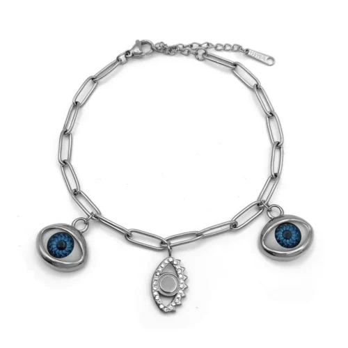 Pulsera-Acero-Ojos-Colgantes-Realista-Azul-y-Zirconias-7.webp