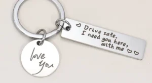 llaveros para mujer de acero inoxidable