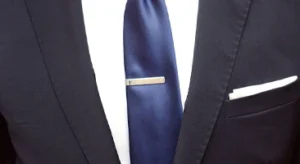 pisacorbatas para hombre de acero inoxidable