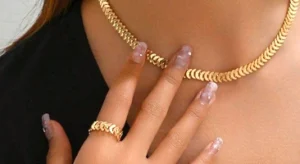 set joyeria acero inoxidable para mujer juegos