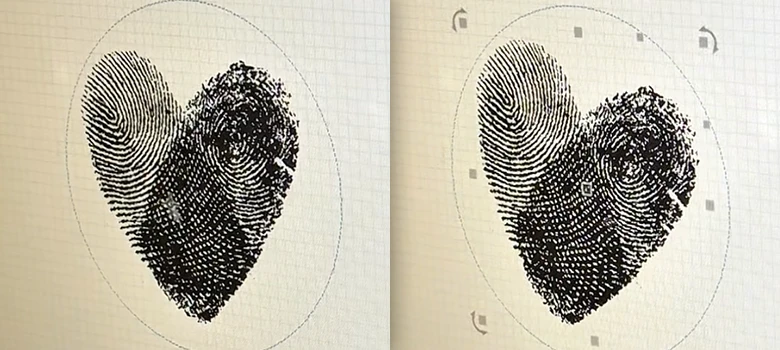 Proceso de Grabado 4 segundo paso para grabado laser en joyeria