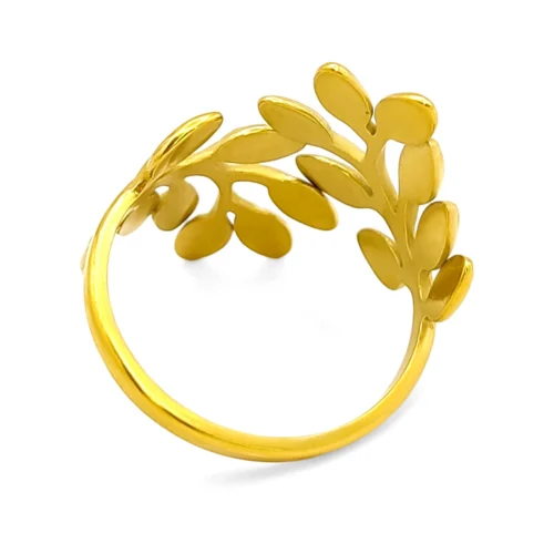 Anillo Acero Inox Doble Linea Irregular Delgada Ajustable (11)