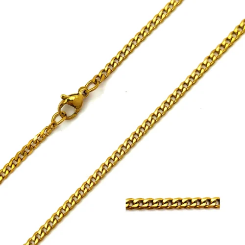 Cadena Acero Eslabon Cubano Continuo Pulido (1)