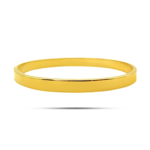 Pulsera Acero Brazalete Rigido Liso Pulido Sencillo (1)