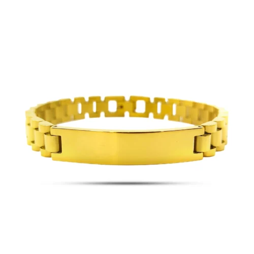 Pulsera Acero Esclava Extensible Reloj Elegante Placa (2)