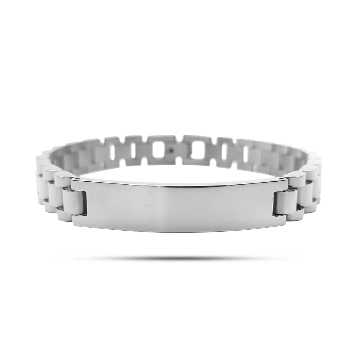 Pulsera Acero Esclava Extensible Reloj Elegante Placa 5 Pulsera Acero Esclava Extensible Reloj Elegante Placa - Image 3