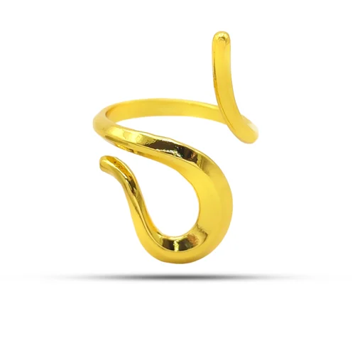 Anillo Acero Inoxidable Mujer Delgado Espiral Ajustable